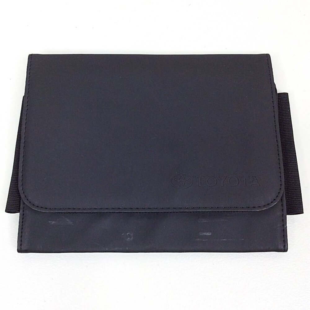 OEM Toyota Owners Manual Cover Black Operator Case Logo